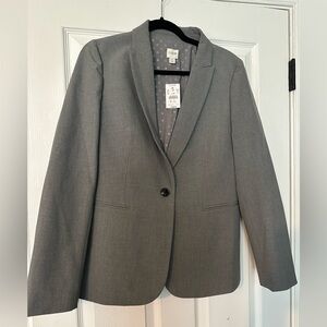 J. Crew Factory Blazer, Gray, Women’s size 10.